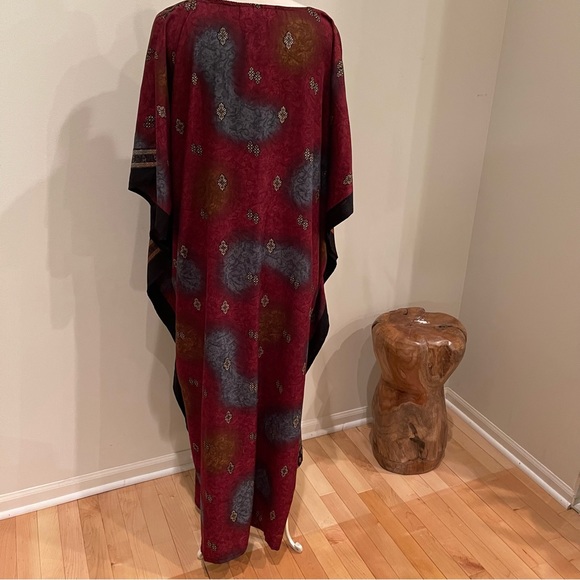 Jewel toned Caftan Tunic Gown OSFM FREE SIZE - Next Best Thing to Being Naked! - Picture 4 of 6